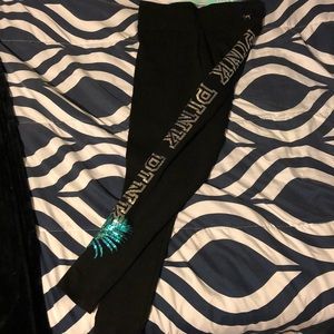 PINK bling legging & sock bundle